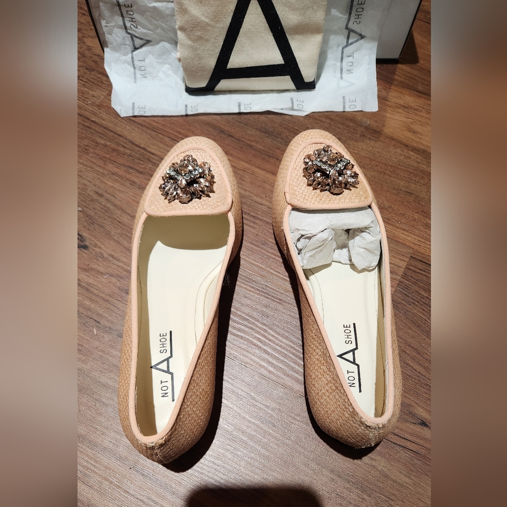 Women's Loafer Palha Nude Rose Not A Shoe Size 7 - Picture 10 of 15
